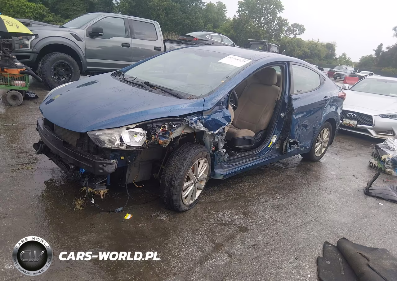 2016 Hyundai Elantra Se VIN:KMHDH4AE9GU557015 - 2