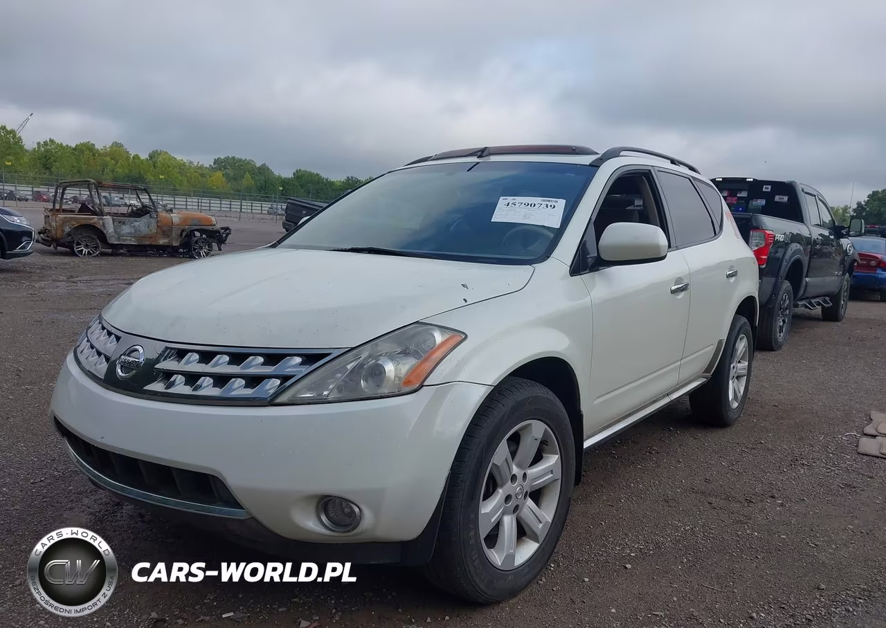 2006 Nissan Murano Sl VIN:JN8AZ08W76W551880 - 2