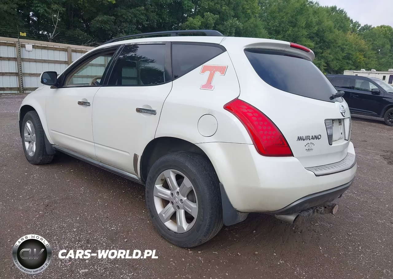 2006 Nissan Murano Sl VIN:JN8AZ08W76W551880 - 3
