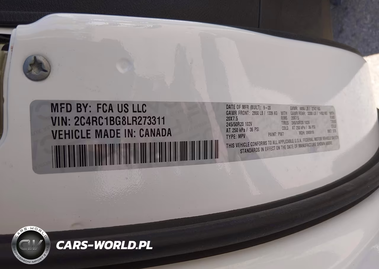 2020 Chrysler Pacifica Touring L VIN:2C4RC1BG8LR273311 - 9