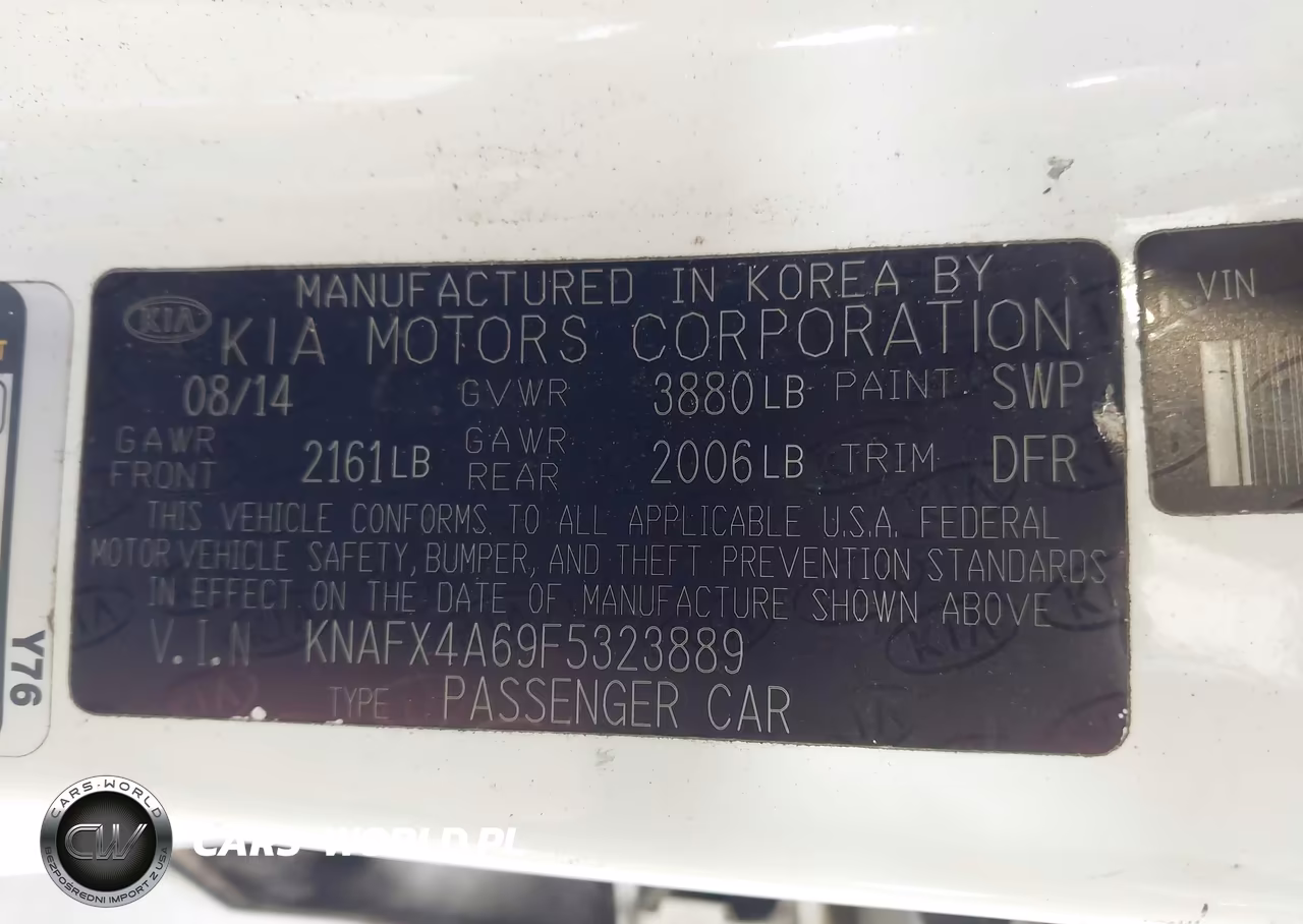 2015 Kia Forte Lx VIN:KNAFX4A69F5323889 - 9