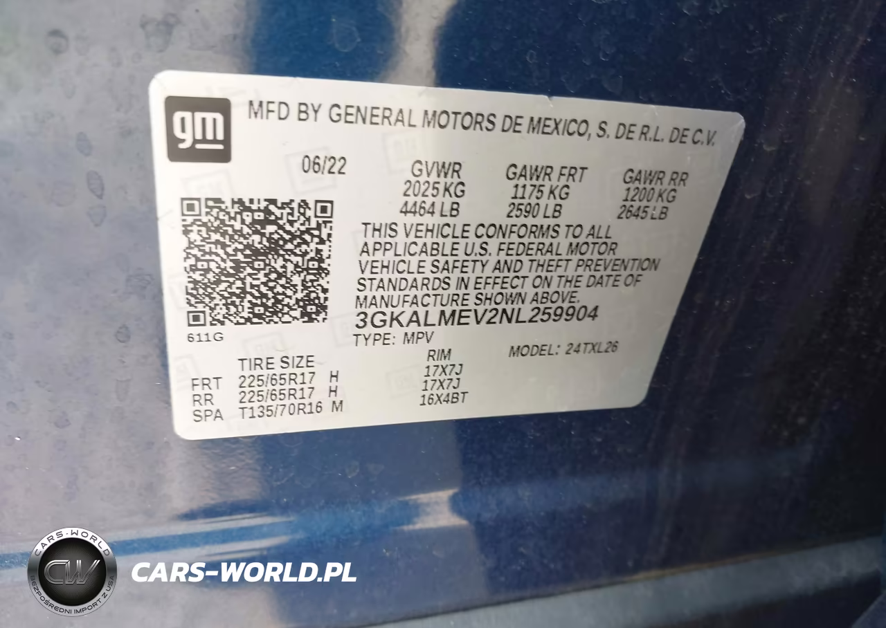 2022 GMC Terrain Fwd Sle VIN:3GKALMEV2NL259904 - 9