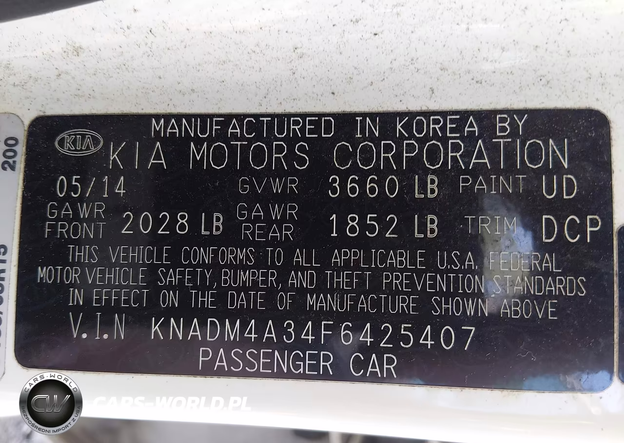 2015 Kia Rio Lx VIN:KNADM4A34F6425407 - 9