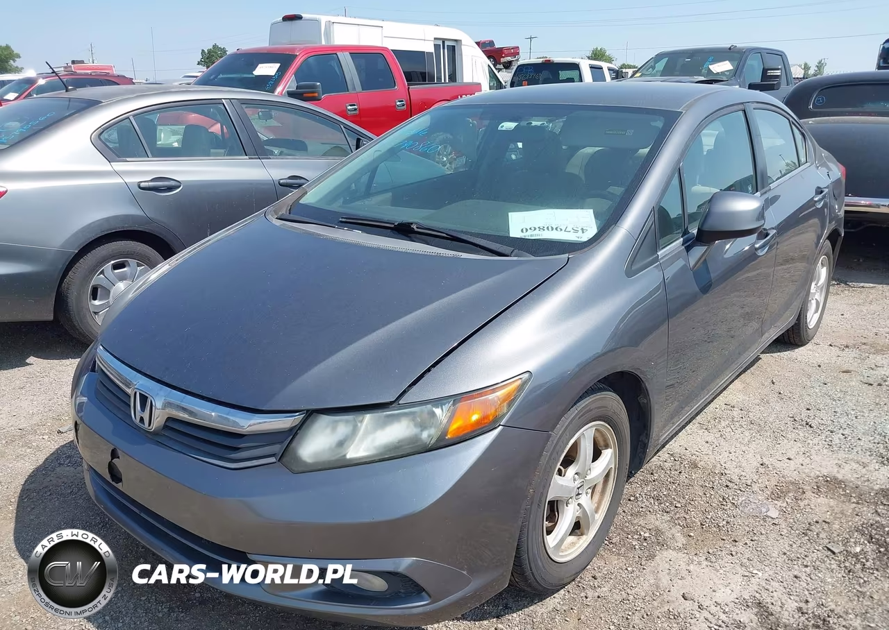 2012 Honda Civic Natural Gas VIN:19XFB5F52CE002834 - 2