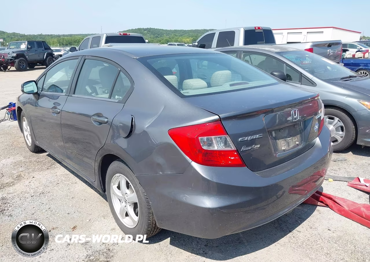 2012 Honda Civic Natural Gas VIN:19XFB5F52CE002834 - 3