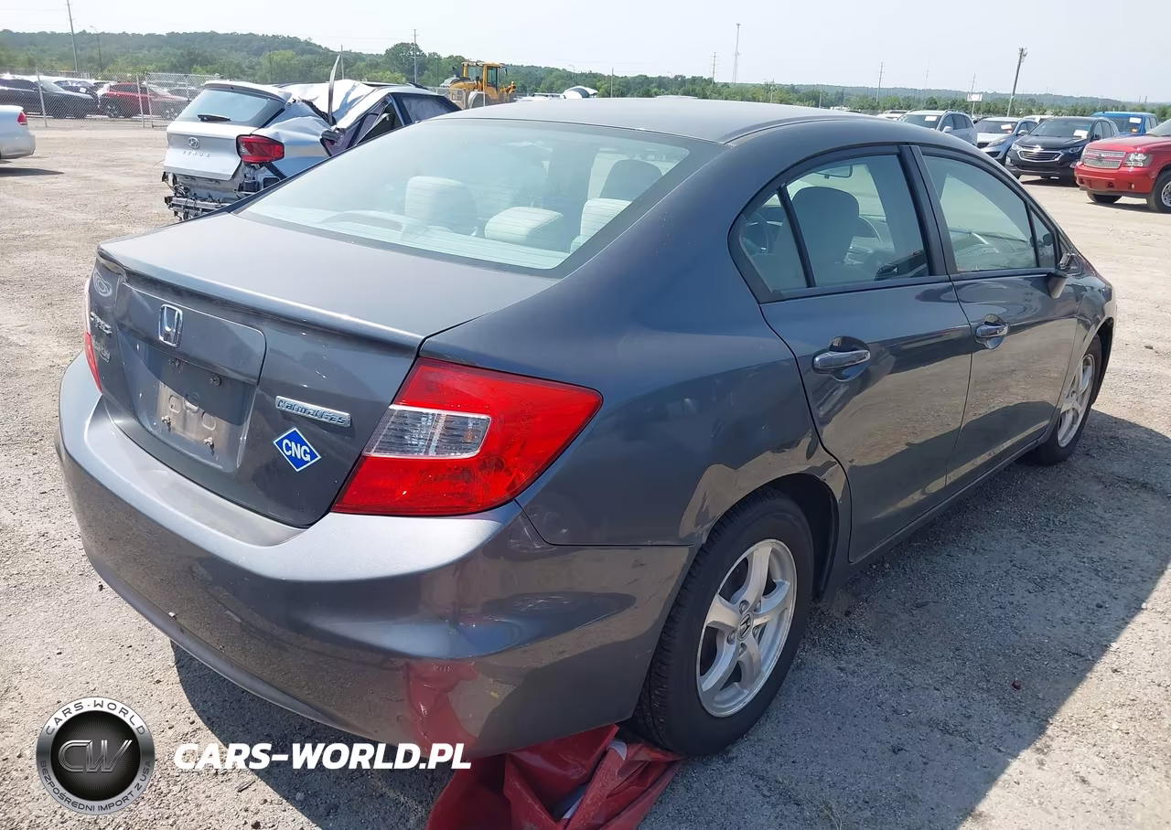 2012 Honda Civic Natural Gas VIN:19XFB5F52CE002834 - 4