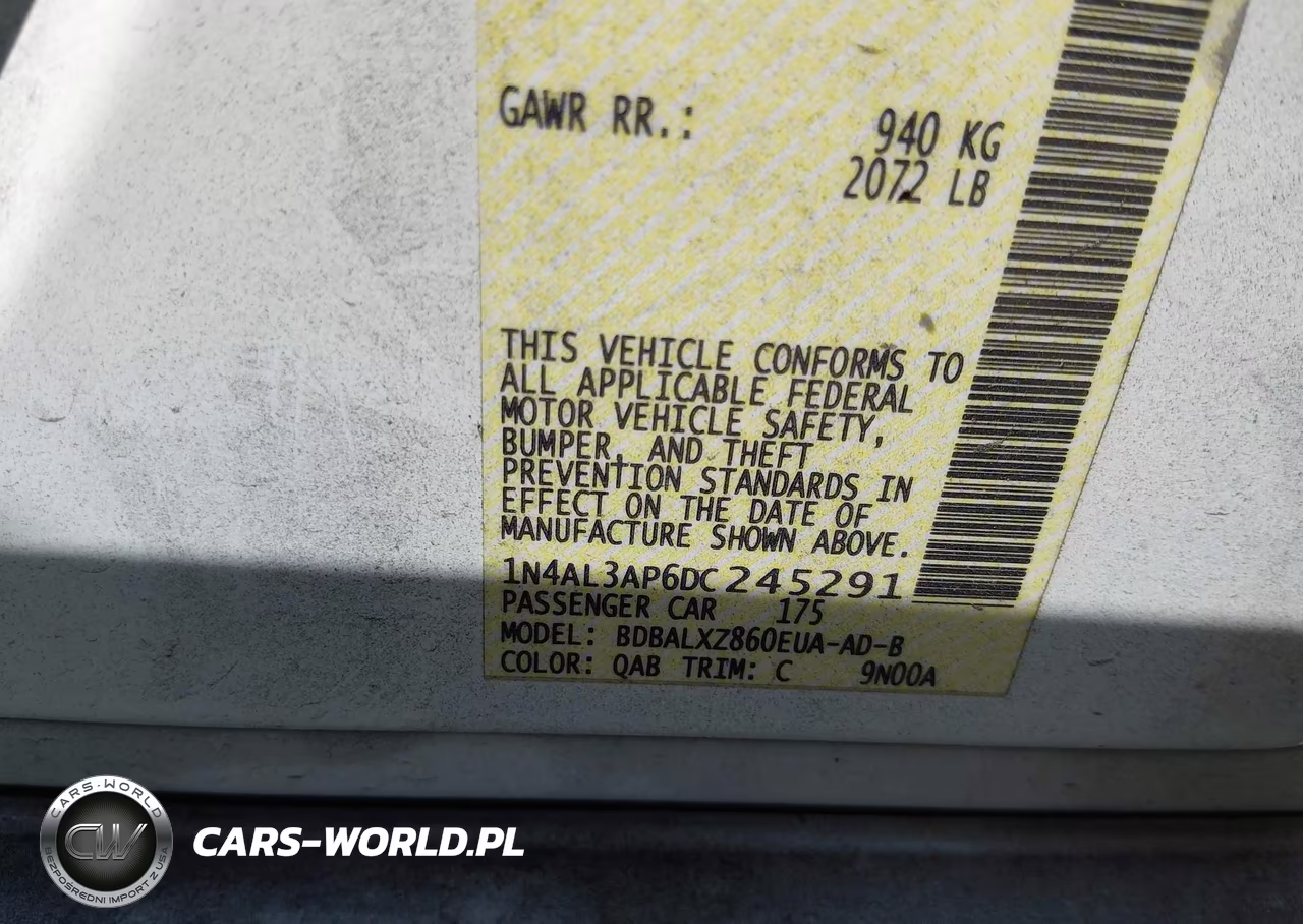 2013 Nissan Altima 2.5 Sl VIN:1N4AL3AP6DC245291 - 9