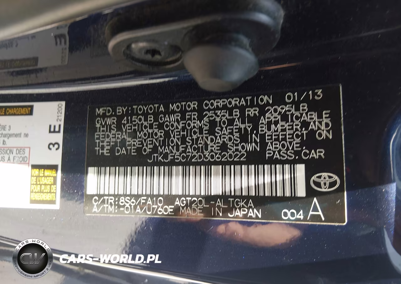 2013 Scion Tc VIN:JTKJF5C72D3062022 - 9