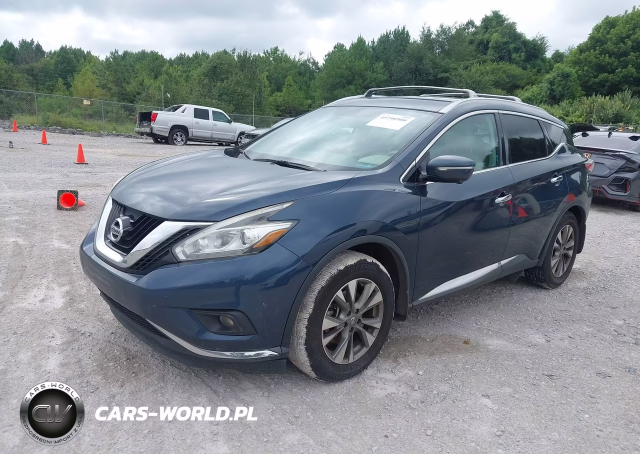 2015 Nissan Murano Sl VIN:5N1AZ2MG0FN275520 - 2
