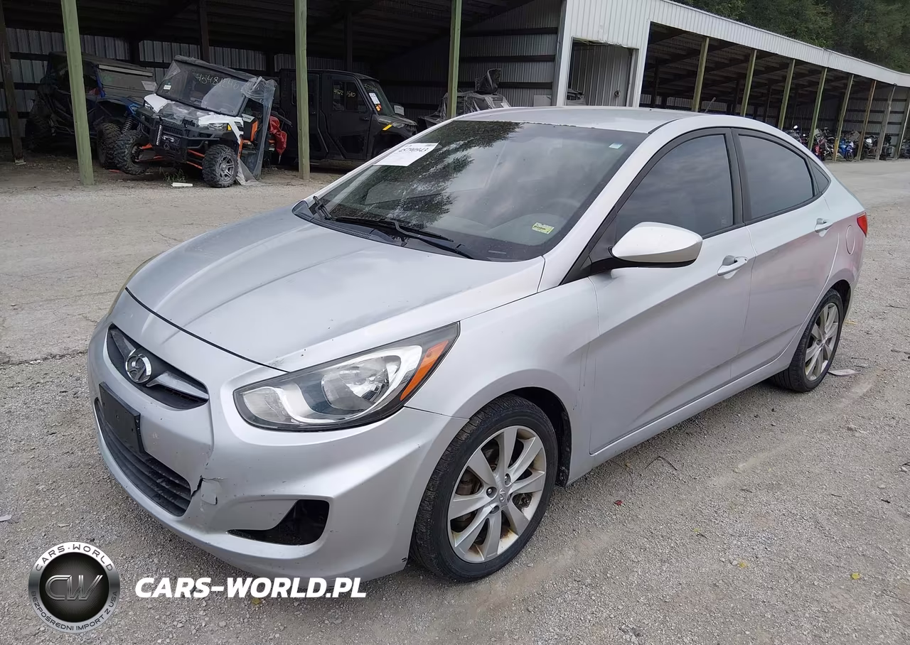2012 Hyundai Accent Gls VIN:KMHCU4AE2CU078324 - 2