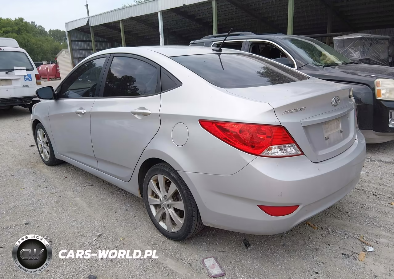 2012 Hyundai Accent Gls VIN:KMHCU4AE2CU078324 - 3