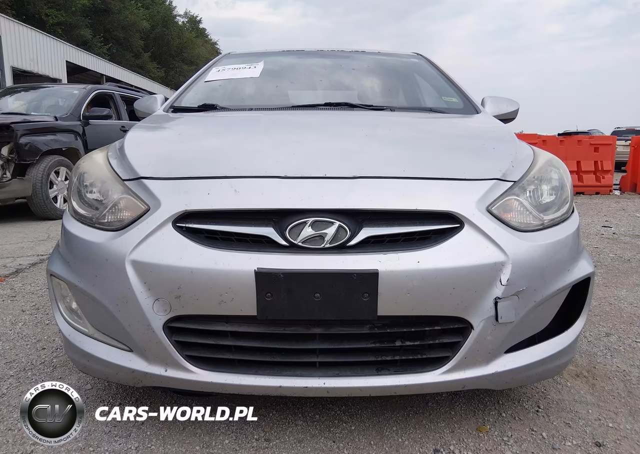 2012 Hyundai Accent Gls VIN:KMHCU4AE2CU078324 - 6