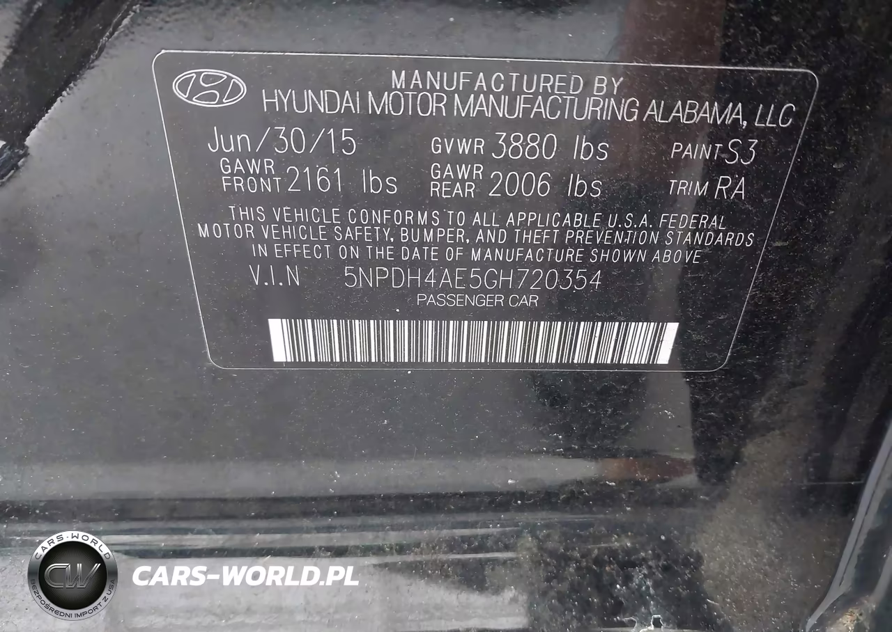 2016 Hyundai Elantra Se VIN:5NPDH4AE5GH720354 - 9