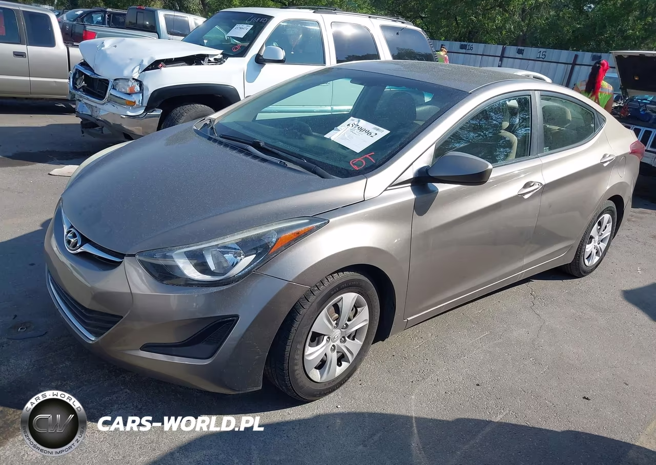 2016 Hyundai Elantra Se VIN:5NPDH4AE4GH698315 - 2