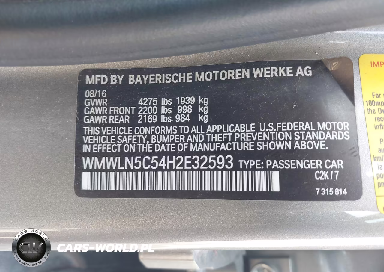 2017 Mini Clubman Cooper VIN:WMWLN5C54H2E32593 - 9