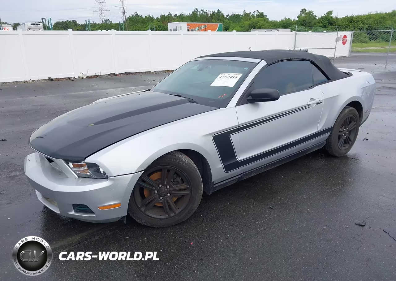 2012 Ford Mustang V6 VIN:1ZVBP8EM9C5273201 - 2