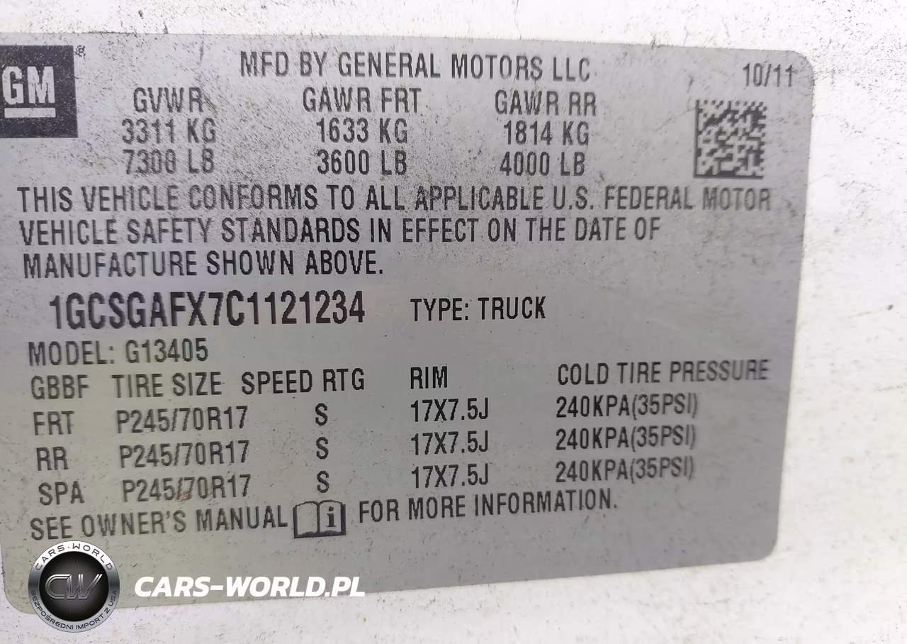 2012 Chevrolet Express 1500 Work Van VIN:1GCSGAFX0C1120734 - 9