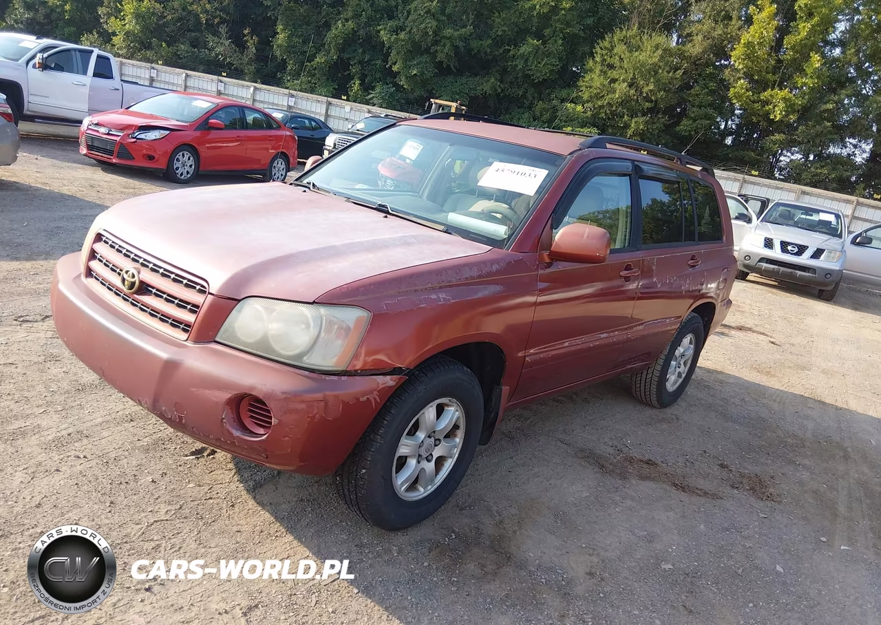 2001 Toyota Highlander V6 VIN:JTEHF21A210006254 - 2