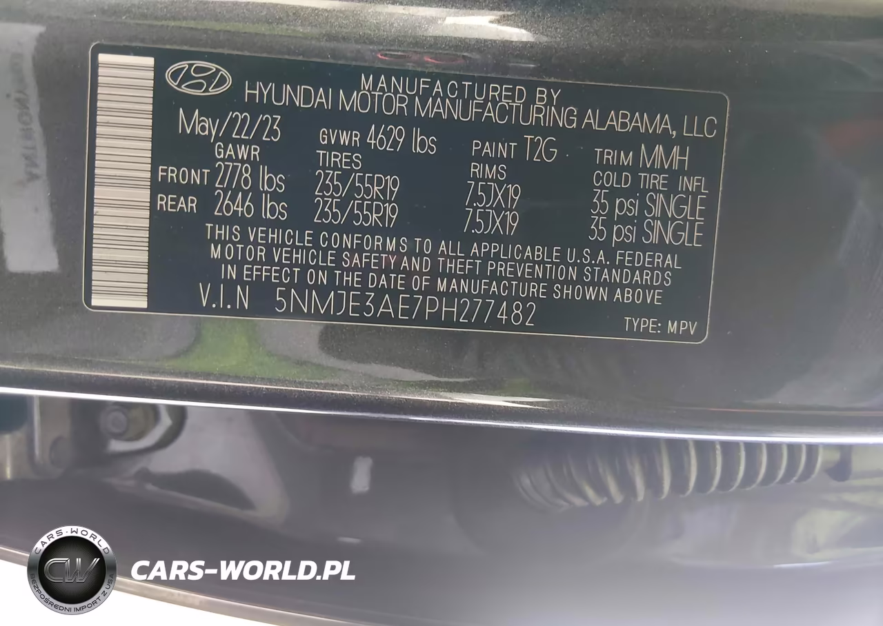 2023 Hyundai Tucson Limited VIN:5NMJE3AE7PH277482 - 9