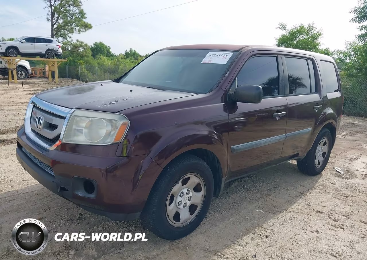 2011 Honda Pilot Lx VIN:5FNYF3H29BB048996 - 2