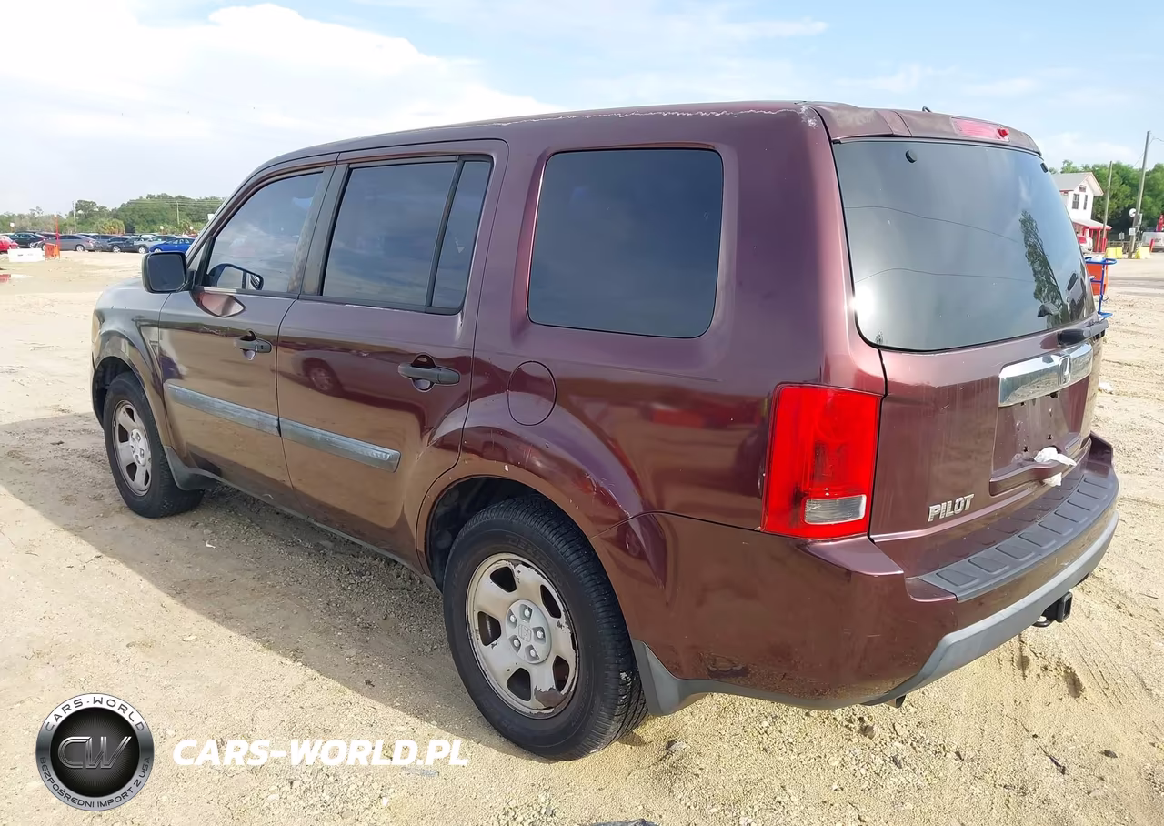2011 Honda Pilot Lx VIN:5FNYF3H29BB048996 - 3