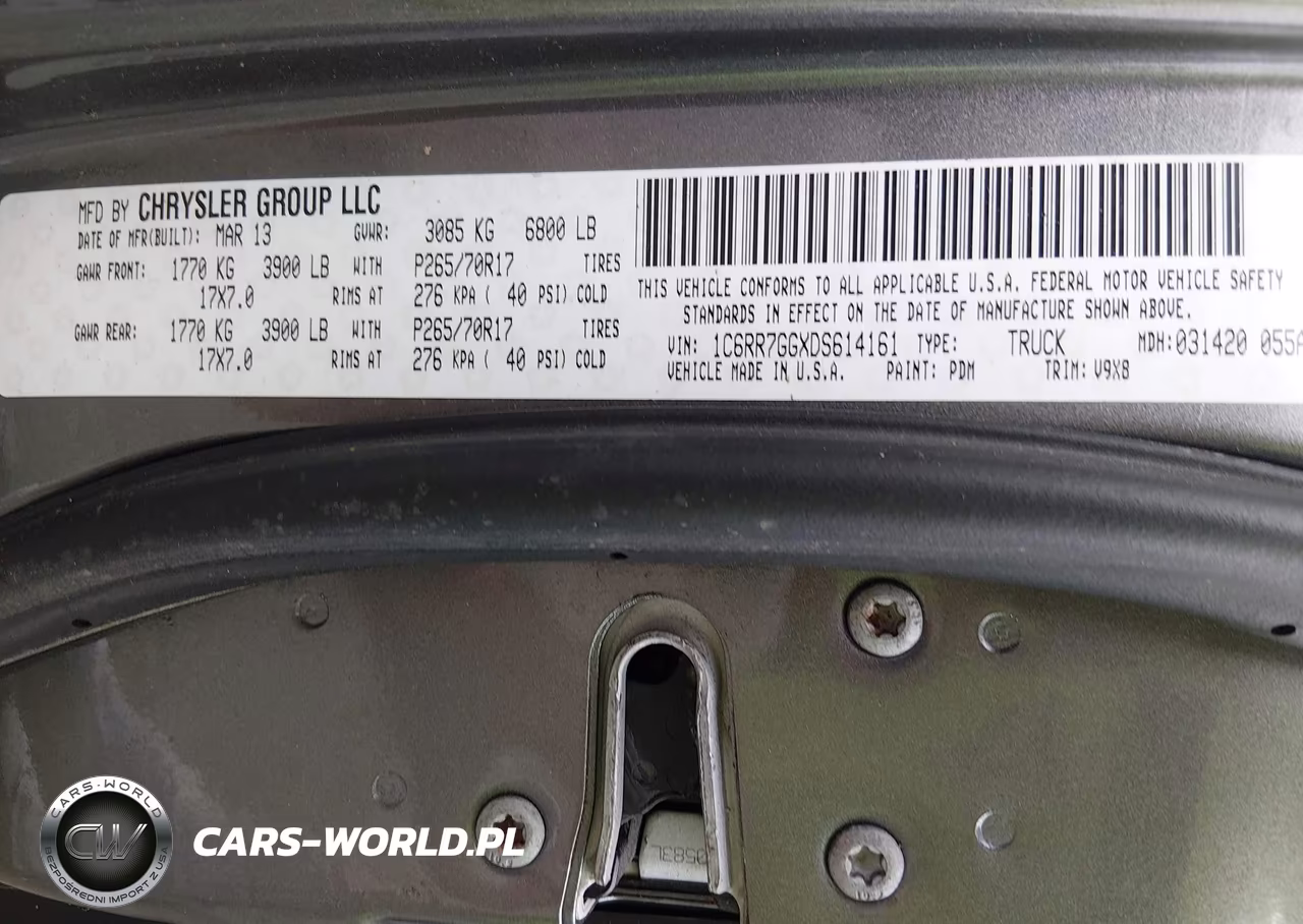2013 Ram 1500 Slt VIN:1C6RR7GGXDS614161 - 9