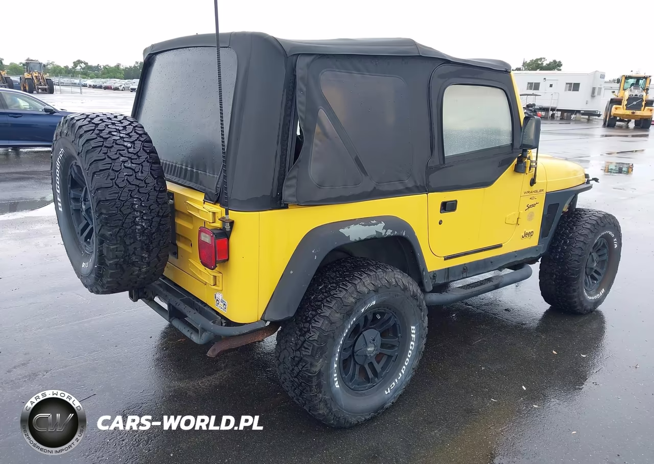 2000 Jeep Wrangler Sport VIN:1J4FA49S3YP763954 - 4
