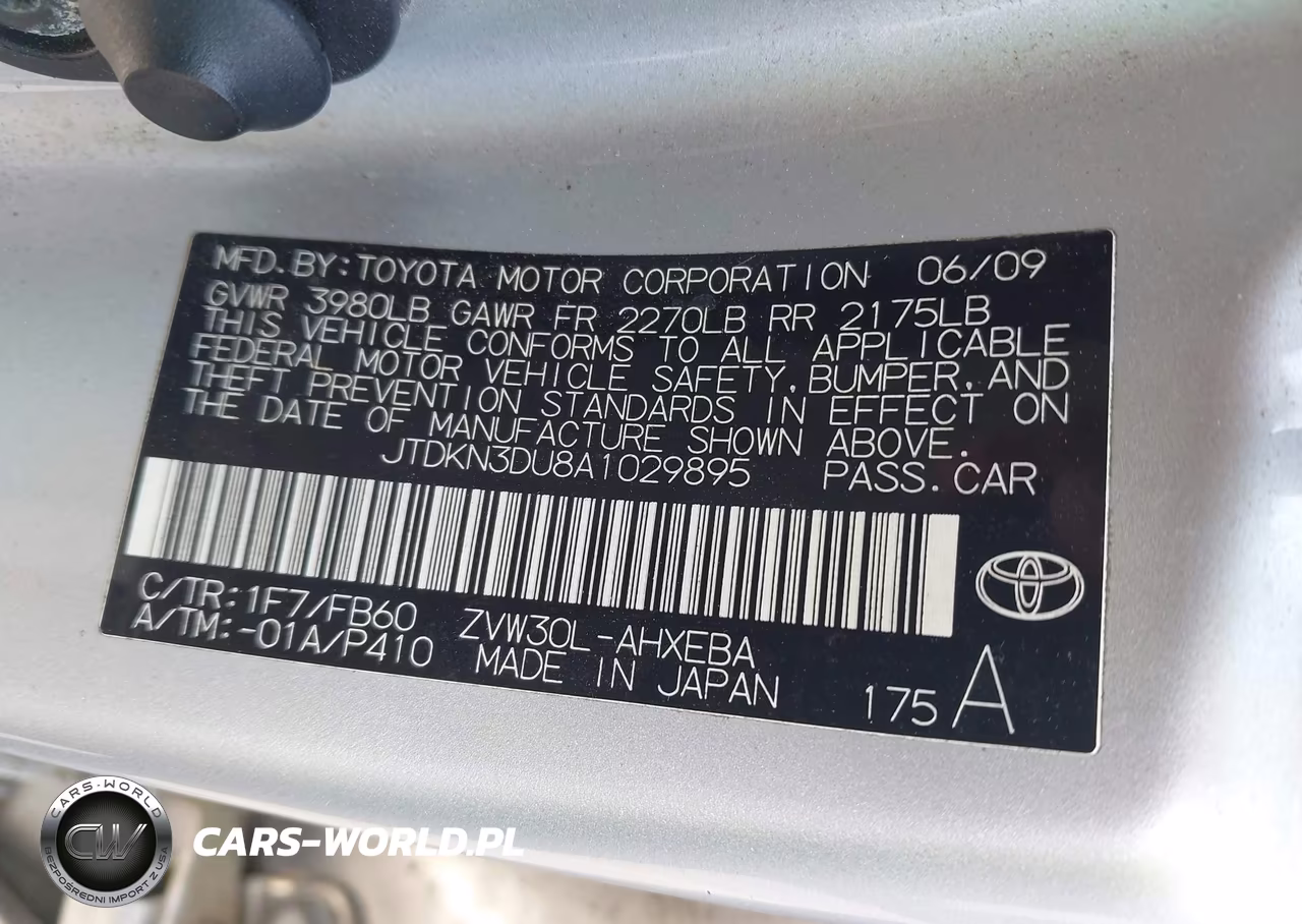 2010 Toyota Prius Iii VIN:JTDKN3DU8A1029895 - 9