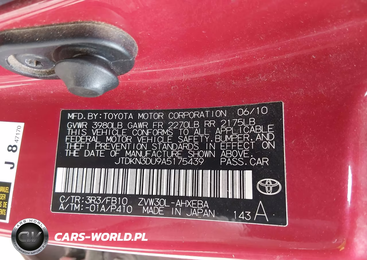 2010 Toyota Prius Ii VIN:JTDKN3DU9A5175439 - 9
