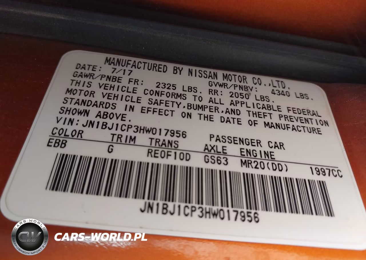 2017 Nissan Rogue Sport Sv VIN:JN1BJ1CP3HW017956 - 9
