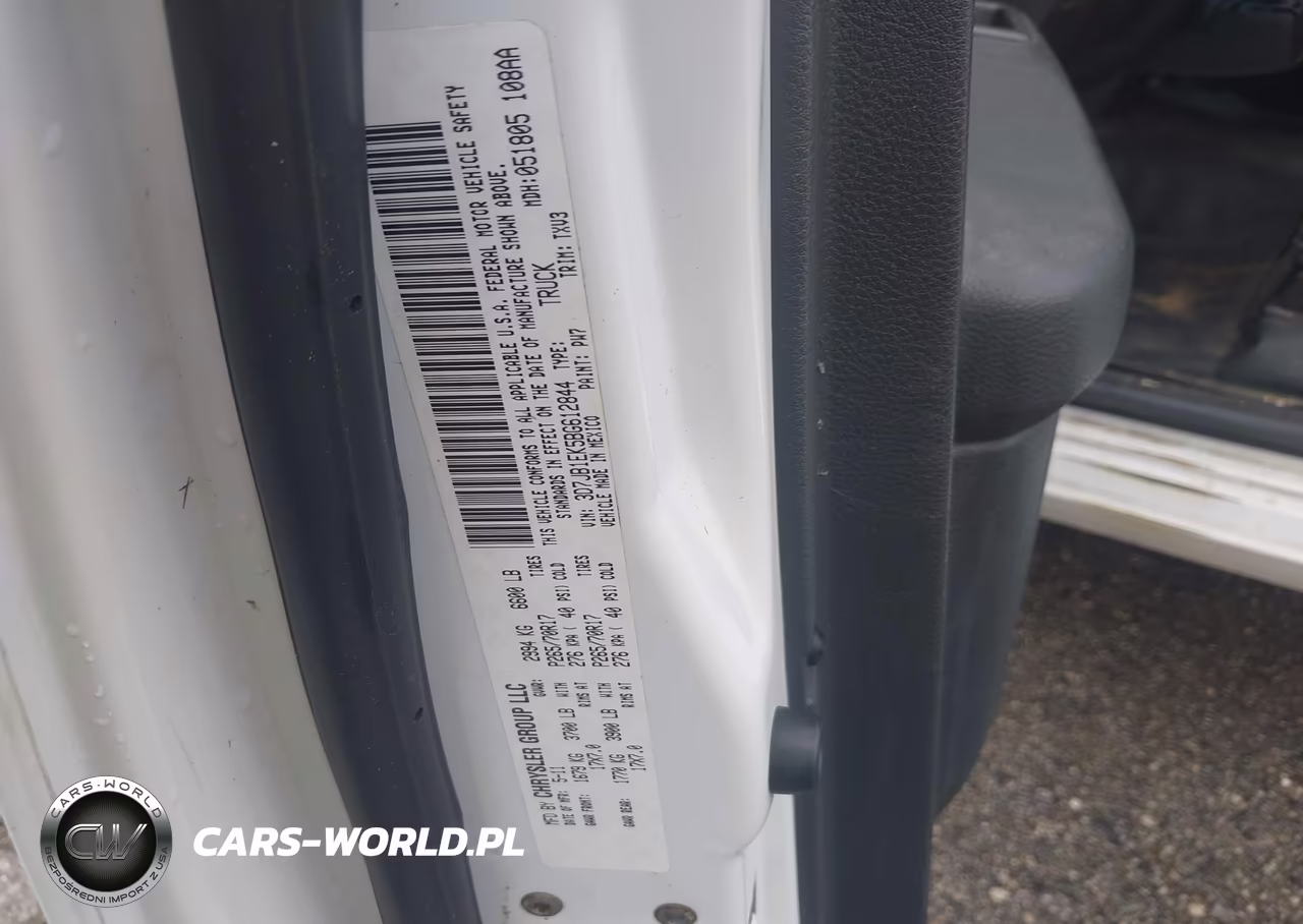 2011 Ram Ram 1500 St VIN:3D7JB1EK5BG612844 - 9