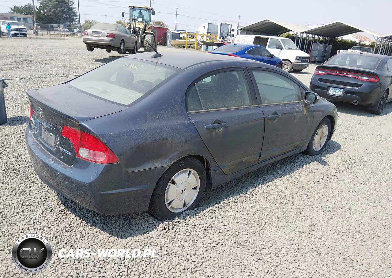 2007 Honda Civic Hybrid VIN:JHMFA36267S003550 - 4