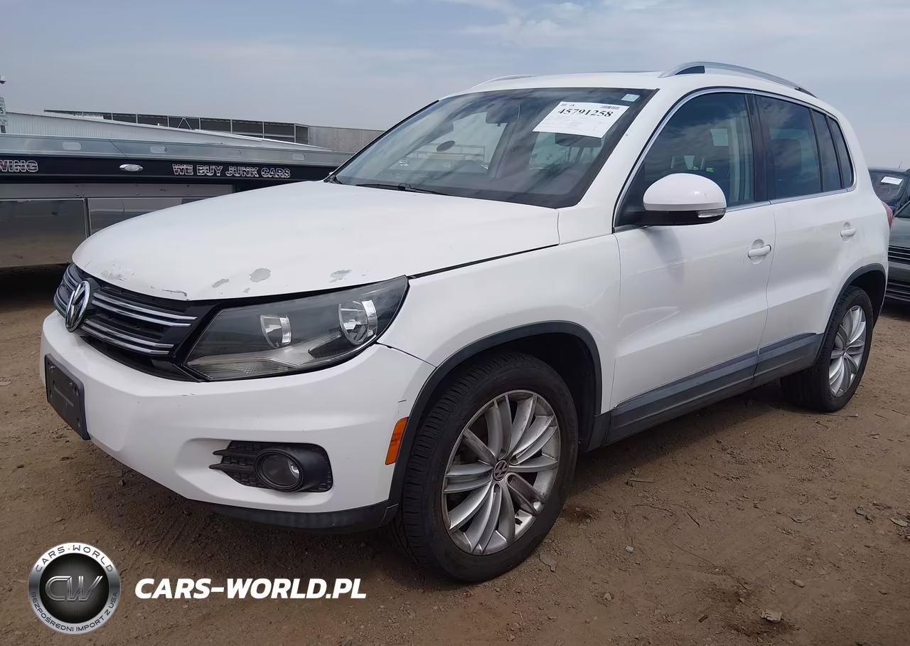 2013 Volkswagen Tiguan Se VIN:WVGAV7AX6DW551011 - 2