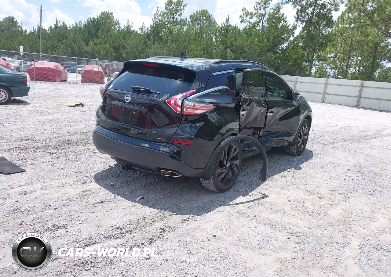 2018 Nissan Murano Sl VIN:5N1AZ2MG0JN129143 - 4