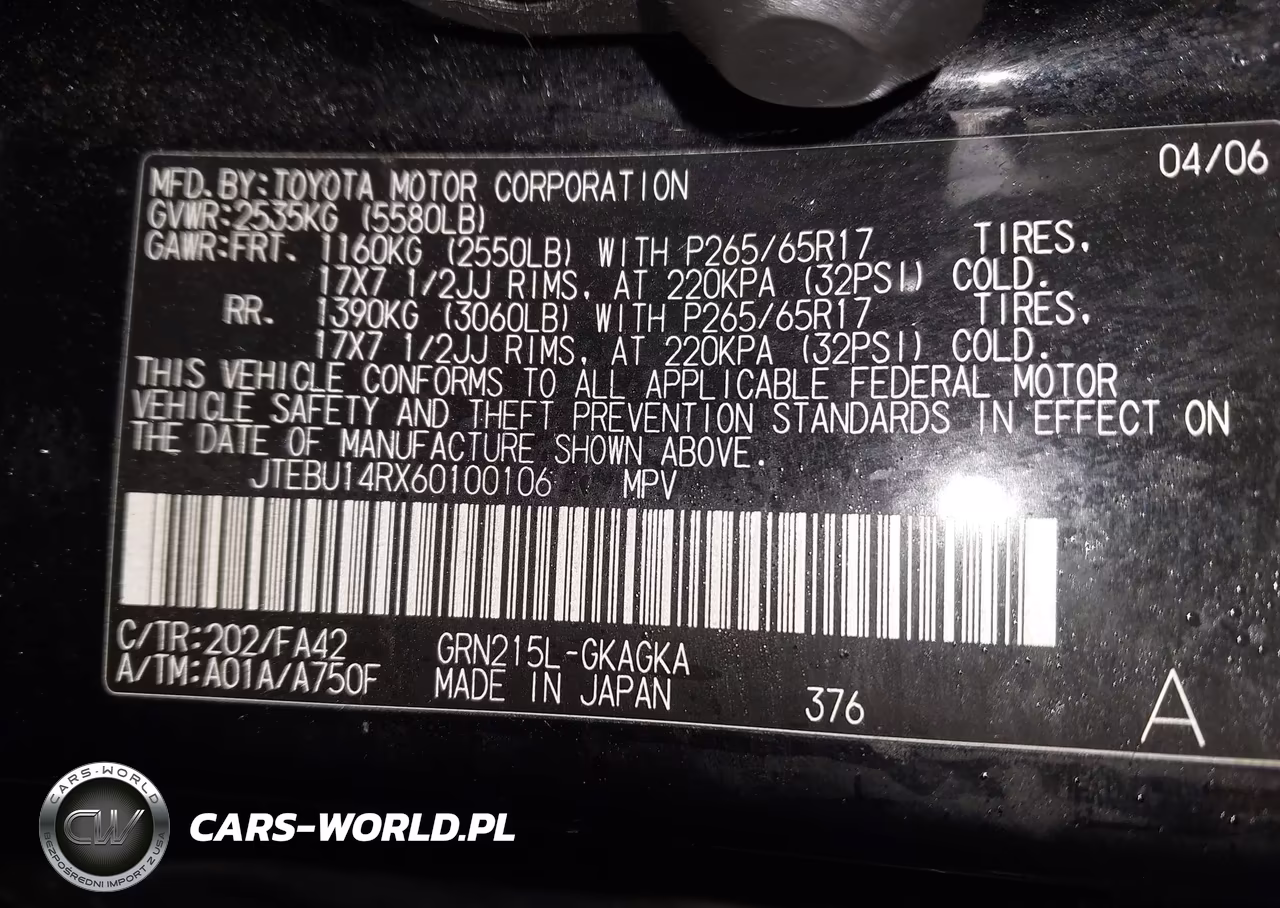 2006 Toyota 4Runner Sr5 V6 VIN:JTEBU14RX60100106 - 9