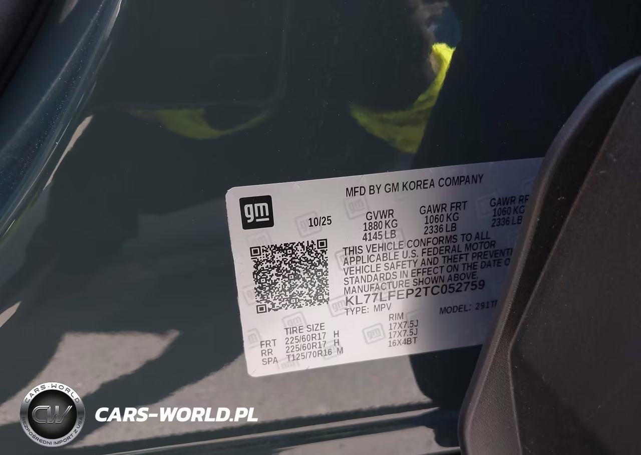 2026 Chevrolet Trax Fwd Ls VIN:KL77LFEP2TC052759 - 9