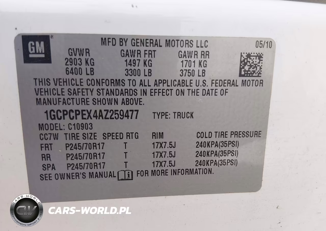2010 Chevrolet Silverado 1500 Work Truck VIN:1GCPCPEX4AZ259477 - 9