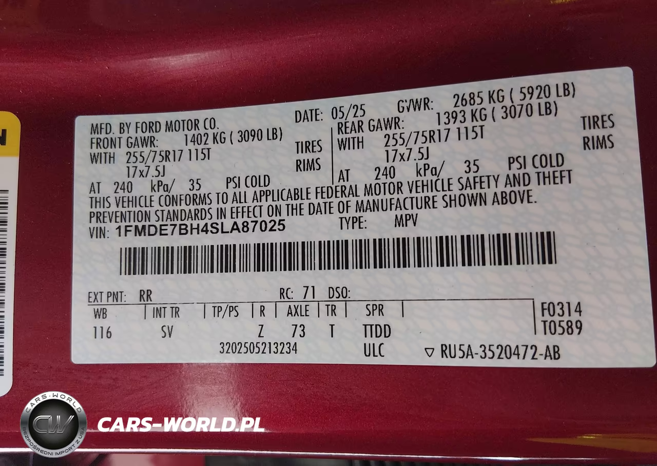 2025 Ford Bronco Big Bend VIN:1FMDE7BH4SLA87025 - 9