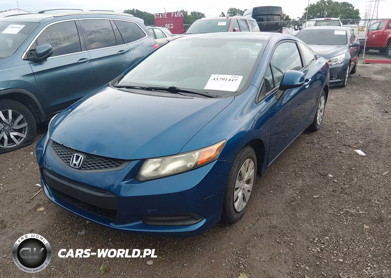 2012 Honda Civic Lx VIN:2HGFG3B59CH541839 - 2