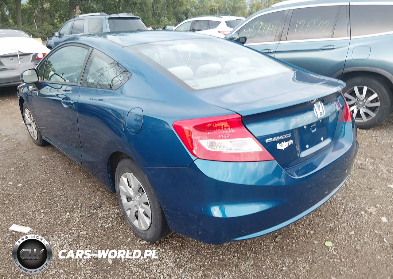 2012 Honda Civic Lx VIN:2HGFG3B59CH541839 - 3
