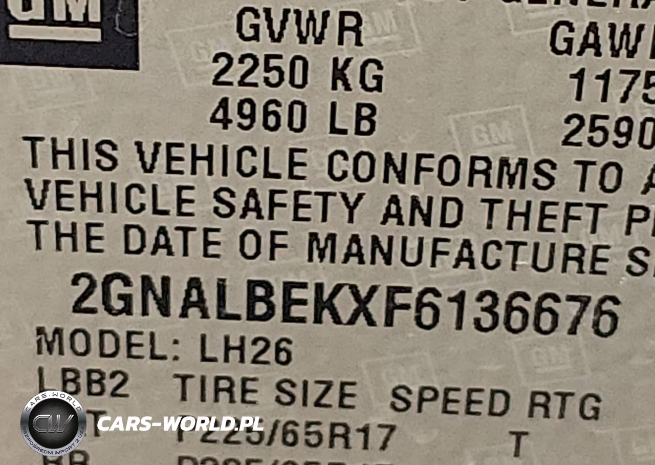 2015 Chevrolet Equinox 1Lt VIN:2GNALBEKXF6136676 - 9