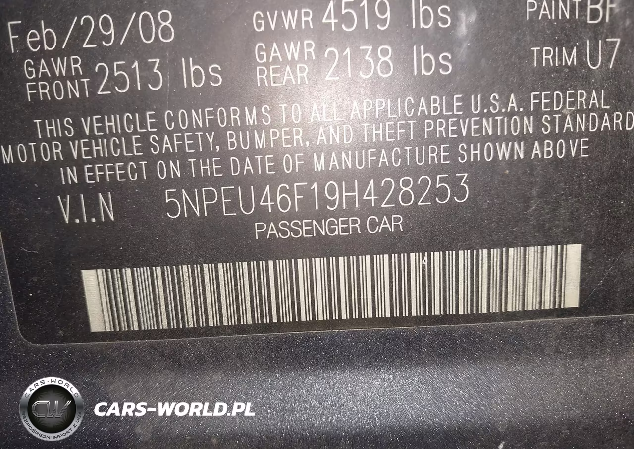 2009 Hyundai Sonata Limited V6 VIN:5NPEU46F19H428253 - 9