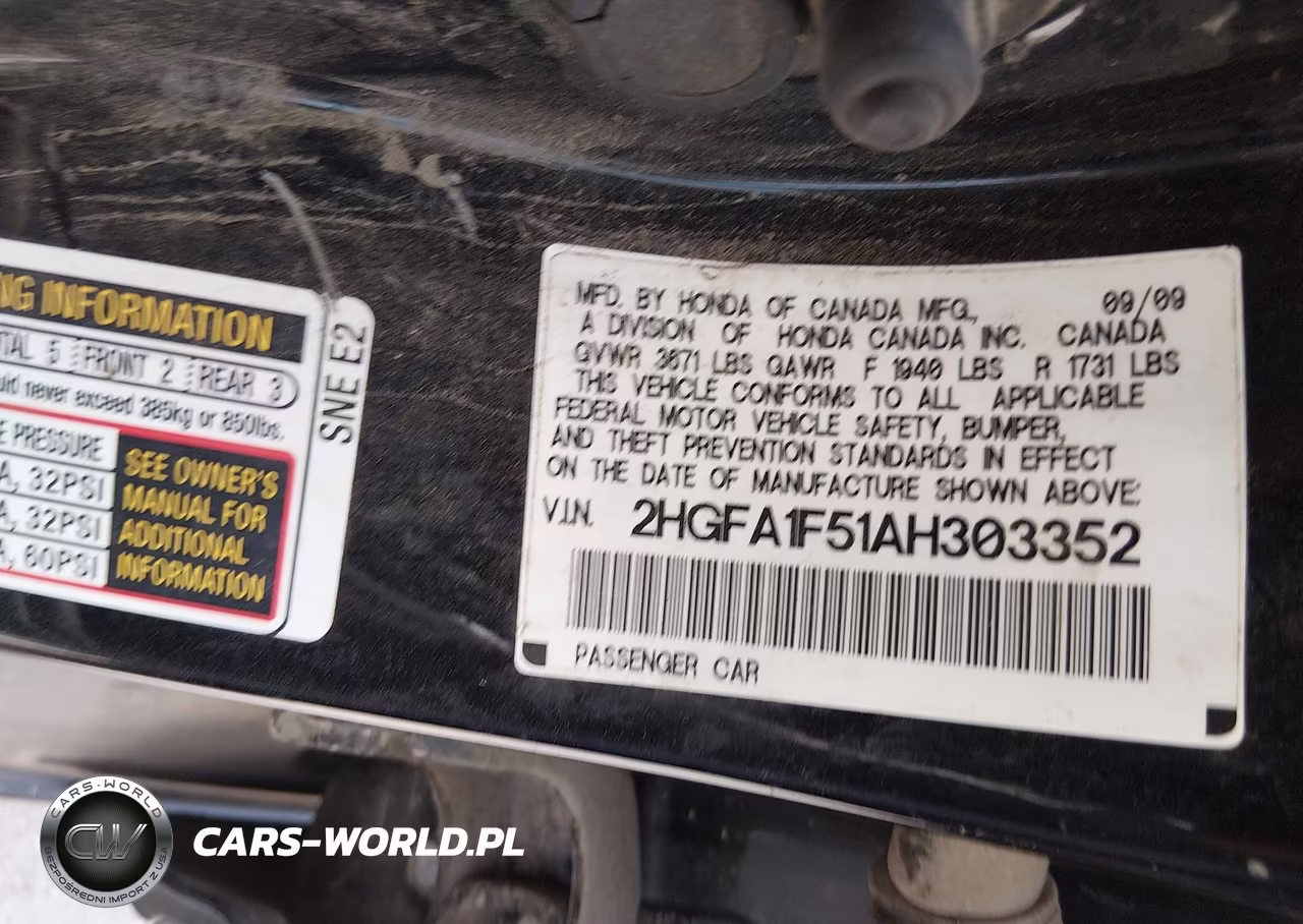 2010 Honda Civic Lx VIN:2HGFA1F51AH303352 - 9