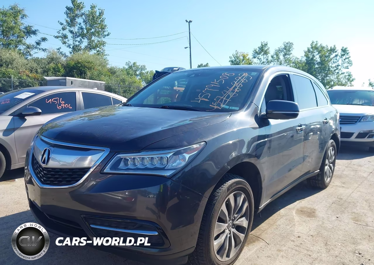 2015 Acura Mdx Technology Package VIN:5FRYD4H49FB027373 - 2