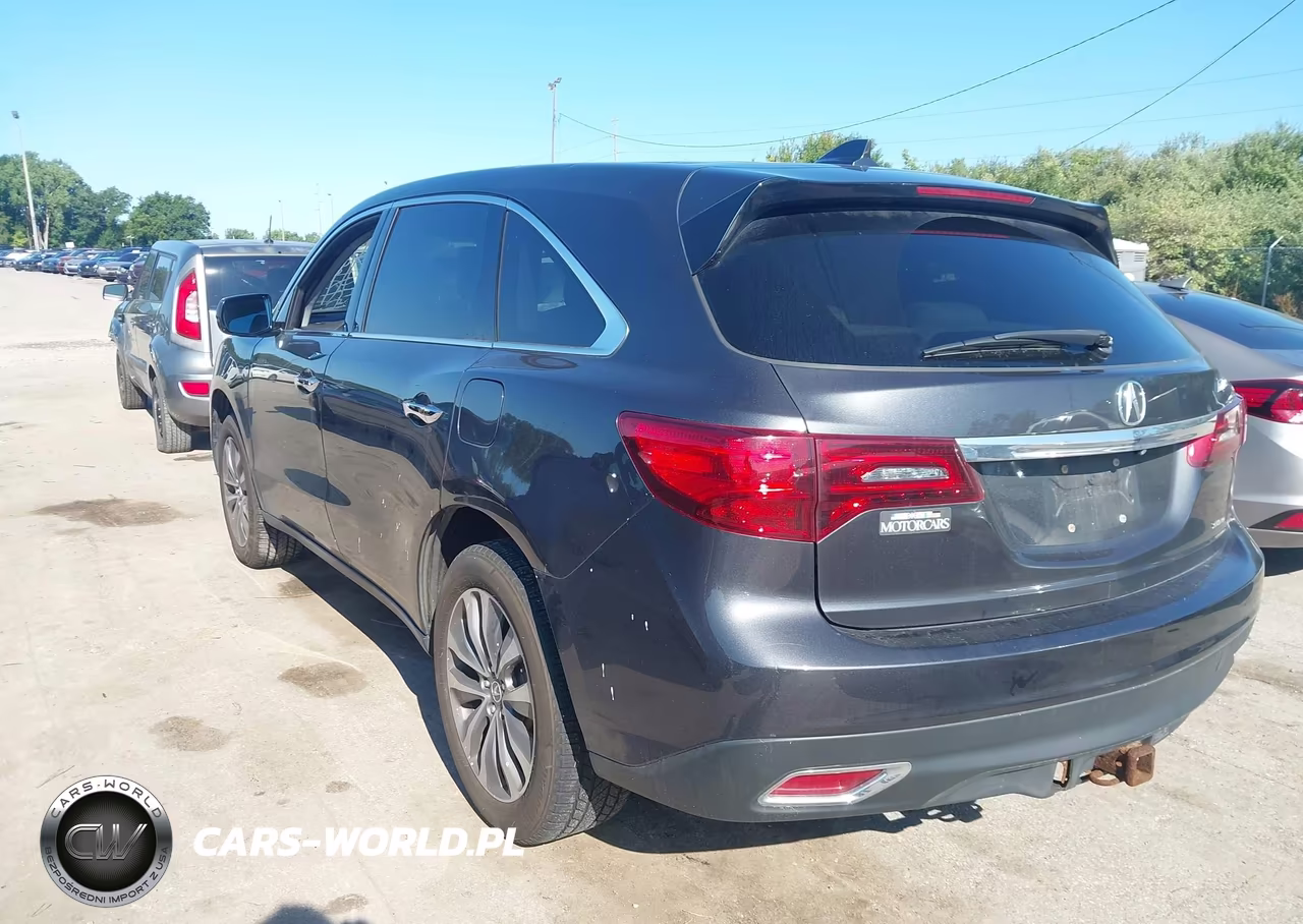 2015 Acura Mdx Technology Package VIN:5FRYD4H49FB027373 - 3