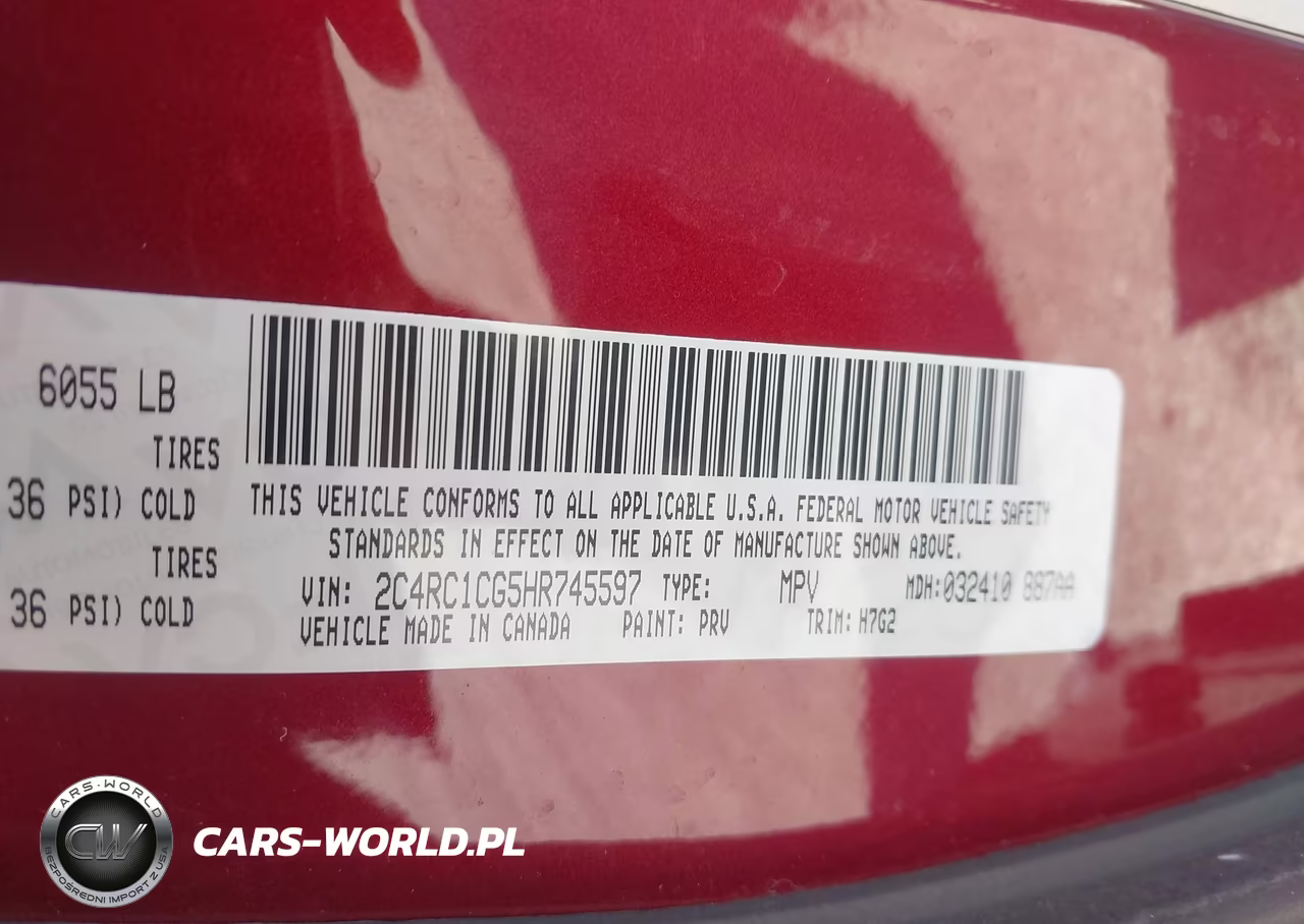 2017 Chrysler Pacifica Lx VIN:2C4RC1CG5HR745597 - 9