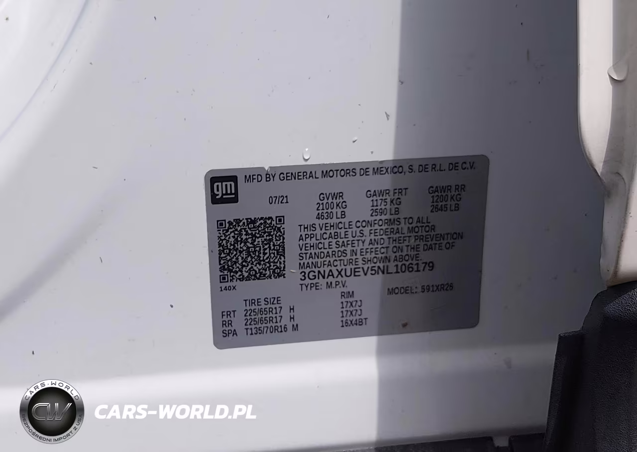 2022 Chevrolet Equinox Awd Lt VIN:3GNAXUEV5NL106179 - 9