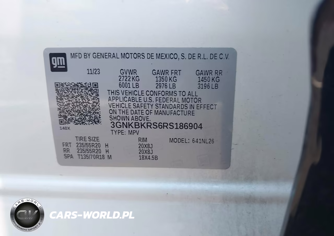 2024 Chevrolet Blazer Awd Rs VIN:3GNKBKRS6RS186904 - 9