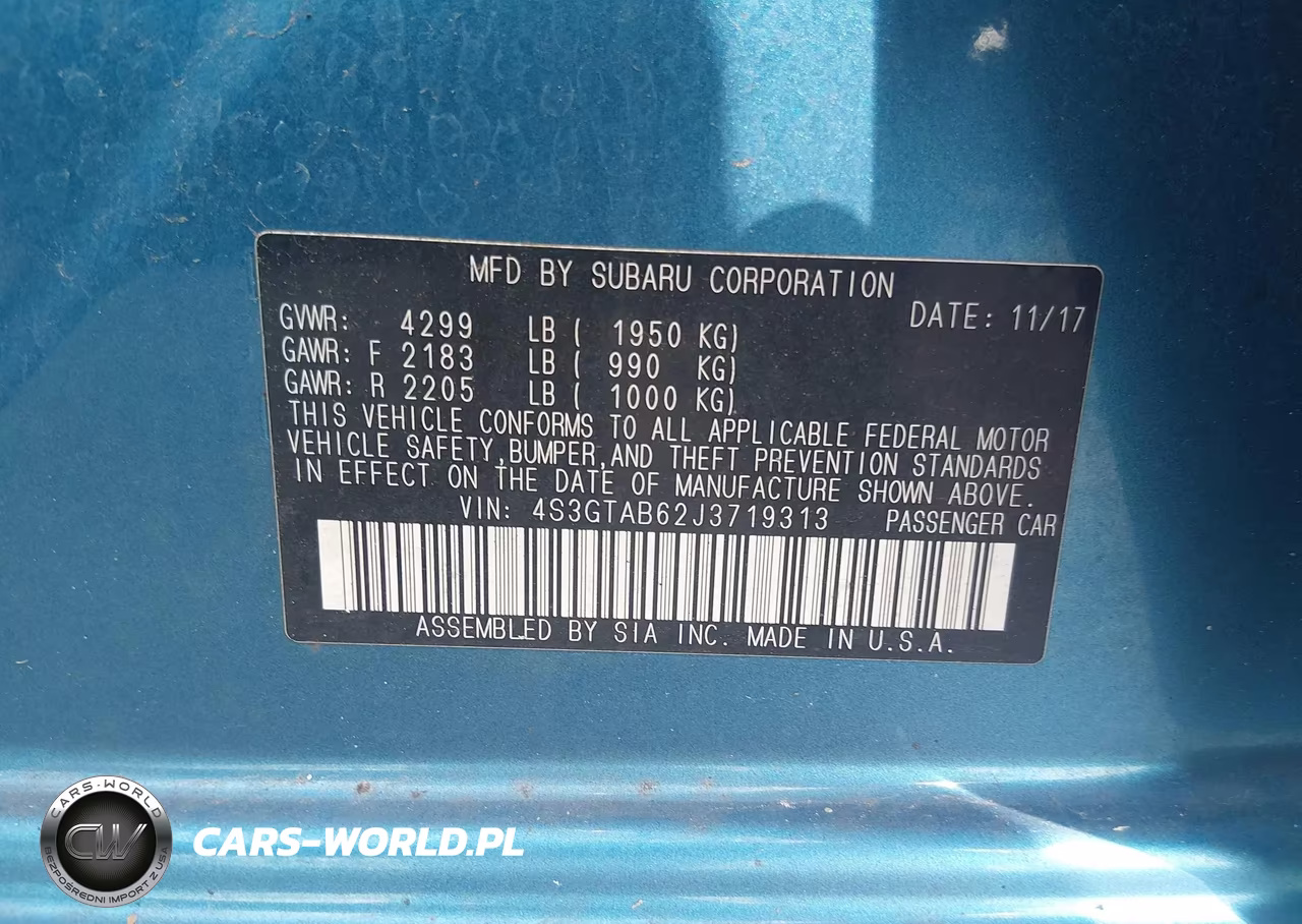 2018 Subaru Impreza 2.0I Premium VIN:4S3GTAB62J3719313 - 9