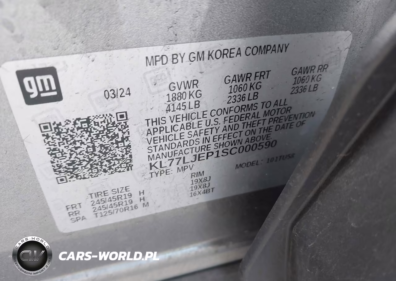 2025 Chevrolet Trax Fwd 2Rs VIN:KL77LJEP1SC000590 - 9